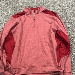 Cutter & Buck Red CB DryTec 1/4 zip XL